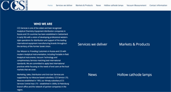 Desktop Screenshot of ccsservices.ch